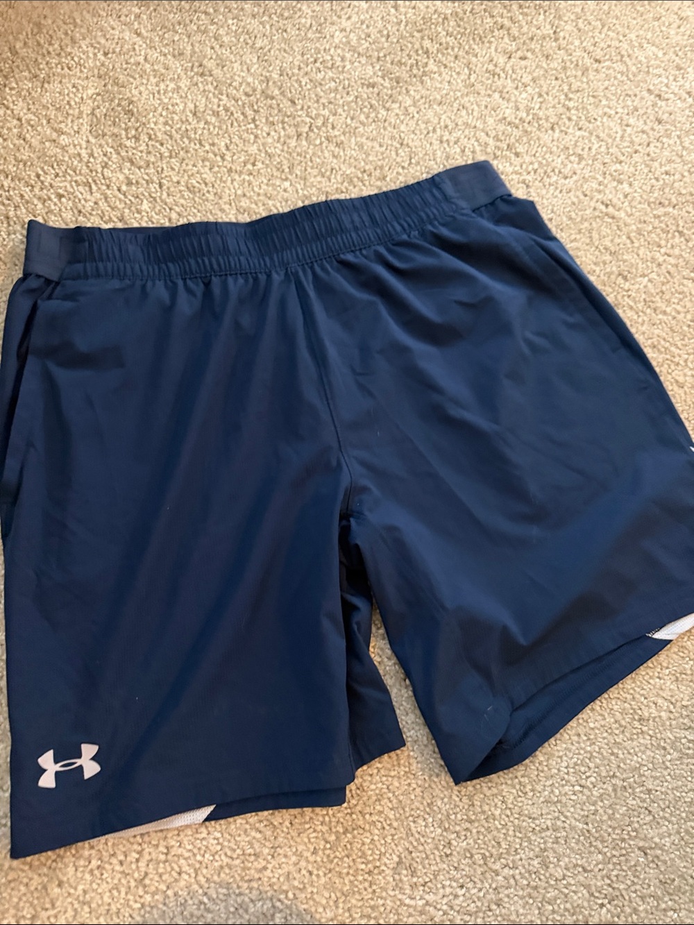 Under Armour Men’s Navy Blue Athletic Shorts